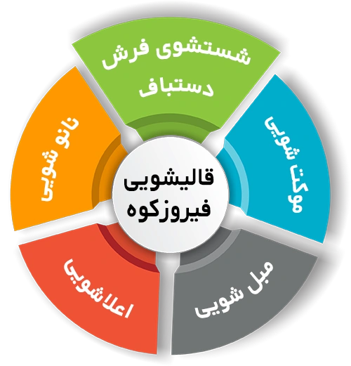 انواع خدمات در قالیشویی فیروزکوه